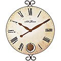 Seth Thomas 'Laila' Metal Pendulum Wall Clock