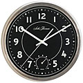 Seth Thomas Luminous Metal Round Thermometer Wall Clock