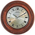 Seth Thomas 'Sherwood' Brass-plated Wood Wall Clock