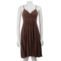 Max and Cleo Women's Chocolate Surplice Dress