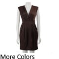 Max and Cleo Women's Pleated Sleeveless Dress