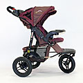 Go Go Babyz Urban Advantage Stroller in Chocolate Berry