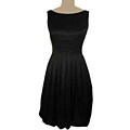 Maggy London Women's Black Stretch Satin Dress