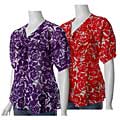 Ninety Women's Tie Neck Short-sleeve Blouse