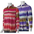 Ninety Women's Long-sleeve Pintucked Blouse