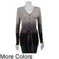 W.D.N.Y Dip-dye Belted Cardigan