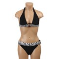 Sporto Collections Women's 2-piece Zebra Print Bikini