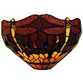 Tiffany-style Dragonfly Wall Lamp