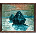 Claude Monet 'Grain Stack, Snow Effect (Morning)' Oil Canvas Art