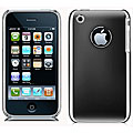 iPhone 3G 3GS Silver Tone Chrome Case with Mirror Screen Protector