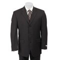 Calvin Klein Men's Charcoal 3-button Suit