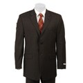 Calvin Klein Men's Brown Wool 2-button Suit