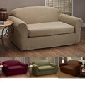 Stretch Microsuede 2-piece Chair Slipcover