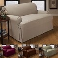 Peachskin Microfiber Suede 34-inch Wing Chair Slipcover