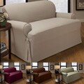 Peachskin Microfiber Suede 68-inch Loveseat Slipcover