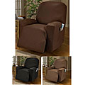 Microfiber Faux Leather One-piece Recliner Slipcover
