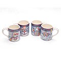 Certified International Winter Folk 16-ounce Mugs (Set of 4)