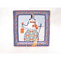 Certified International Winter Folk Square Platter