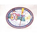 Certified International Winter Folk Oval Platter (16 in. x 13.75 in.)