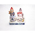 Certified International 3-D Salt and Pepper Set with Stand