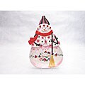 Certified International Winter Folk 3-D Platter