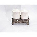 Renaissance Ivory 4.5-inch Salt and Pepper Set with Stand