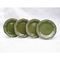 Renaissance Green 11.25-inch Dinner Plates (Set of 4)