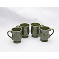 Renaissance Green 14-ounce Mugs (Set of 4)