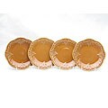 Certified International Renaissance Gold Dessert Plates (Set of 4)