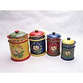 Certified International Duchess 4-piece Canister Set