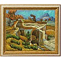 Van Gogh 'Entrance to a Quarry near St. Remy' Oil Canvas Art