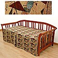 Mardi Gras Twin Daybed Cover