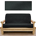Full-size Passion Black Microsuede Futon Cover