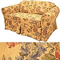 Floral Damask Loveseat Slipcover