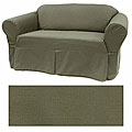 Twill Sage Sofa Slipcover