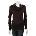 Subtle Luxury Women's Cashmere Long-sleeve Cowl-neck Sweater