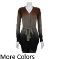 Subtle Luxury Women's Soul Dip-dyed Boyfriend Cardigan