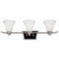 Flightwood 3-light Brushed Nickel Vanity