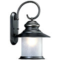 Simply Crafted Large Burnished Bronze Wall Lantern