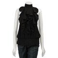 Adiva Women's Banded-bottom Ruffle Halter