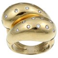 18k Gold 2/5ct TDW Diamond Estate Cocktail Ring (I, VS1) (Size 7)