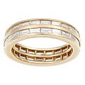 18k Gold 2 2/5ct TDW Baguette Diamond Estate Band (I, SI1) (Size 8)