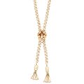 14k Yellow Gold 1/10ct TDW Diamond Estate Lariat Necklace