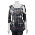 Simply Irresistible Women's 3/4-sleeve Sublimation Print Tunic