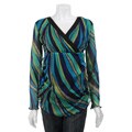 Simply Irresistible Women's Long-sleeve Surplice Top