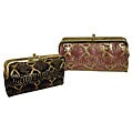 Amerileather Venus Python Clutch