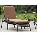 Chaise All-weather Copper Bronze Lounge Chair Cushion