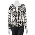 Escio Women's Printed Zip-up Cardigan