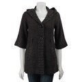 Tallie Women's Bell Sleeve Sweater Coat