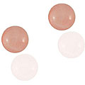 14k Yellow Gold 10-mm Genuine Rose Quartz Stud Earrings